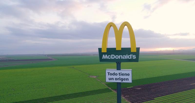 McDonald’s señalará con su ‘M’ los campos españoles donde se crían y cultivan sus ingredientes