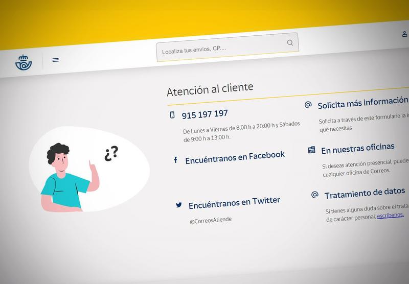 Correos elimina su línea 902 de atención al cliente