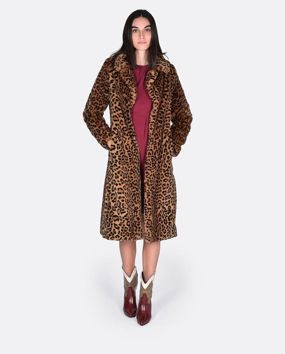 abrigo animal print