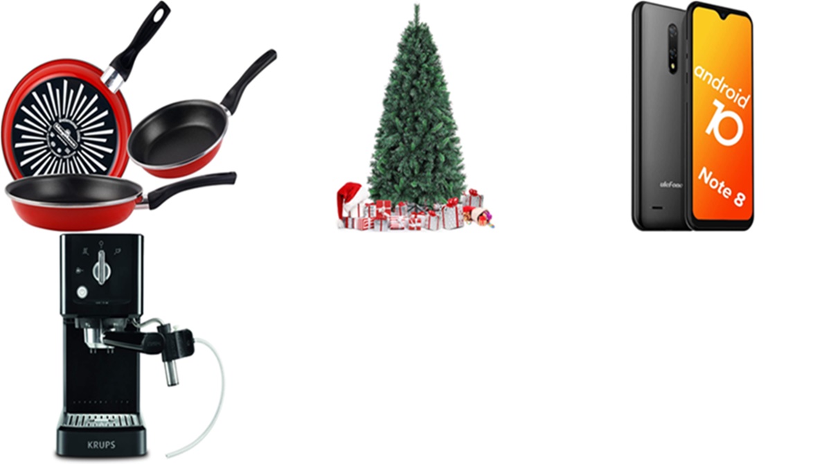 Árboles de Navidad artificiales, sartenes y más: los 10 productos éxito de ventas hoy en Amazon
