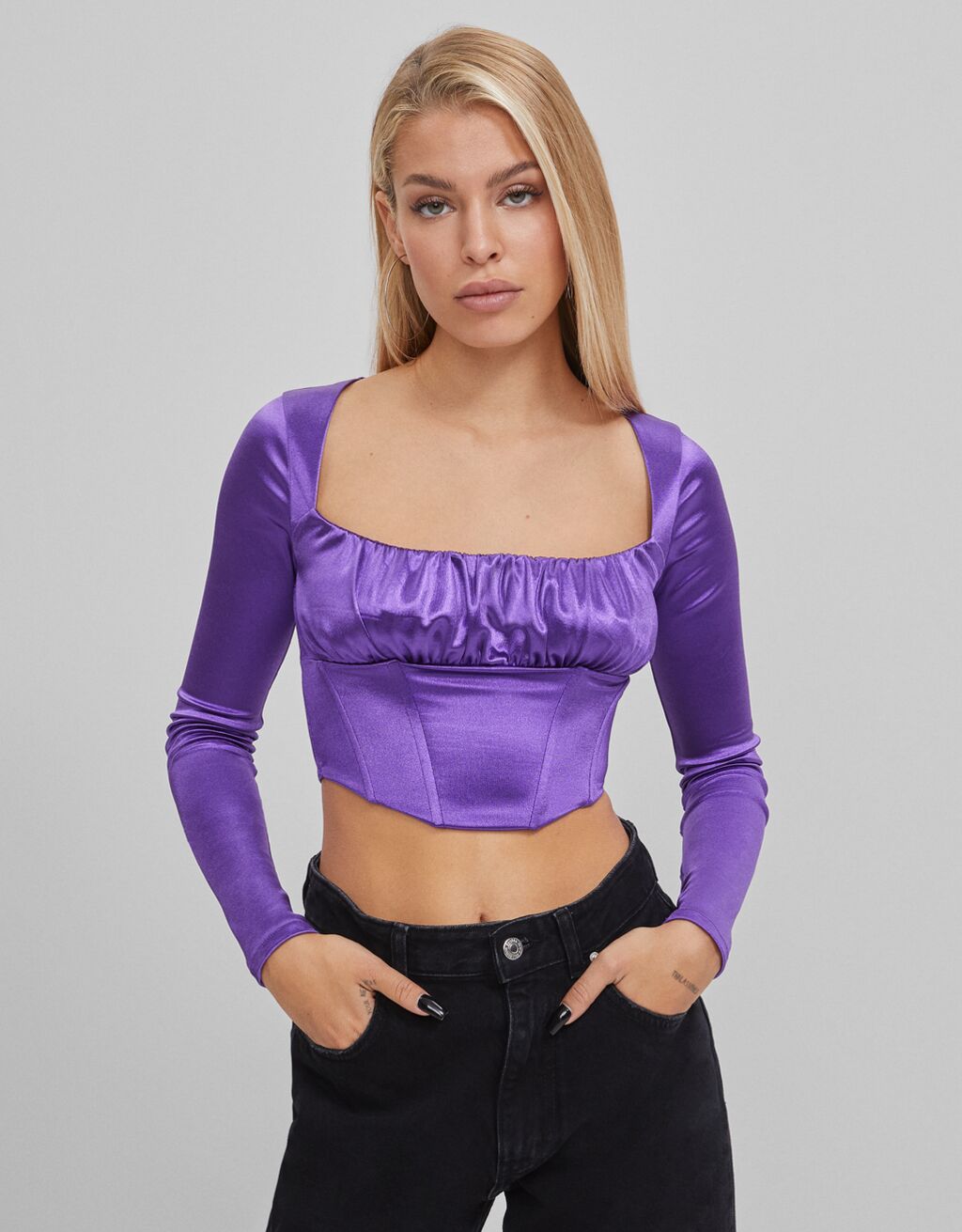 camiseta bershka