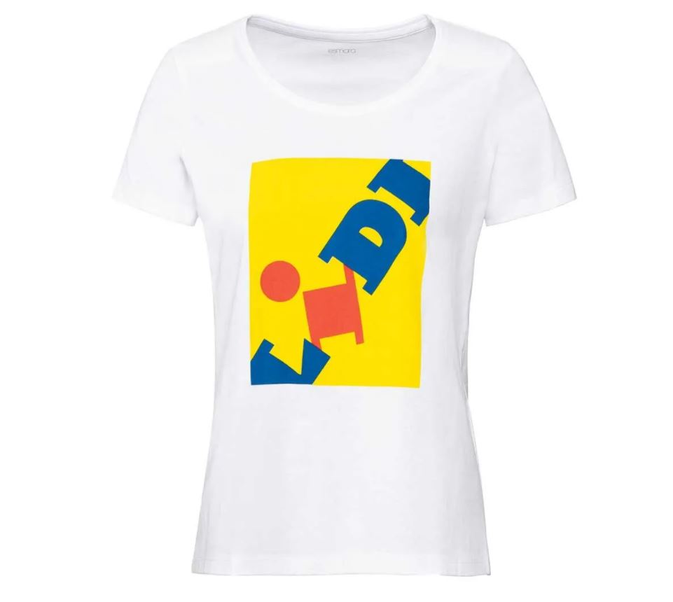 camiseta con logo lidl