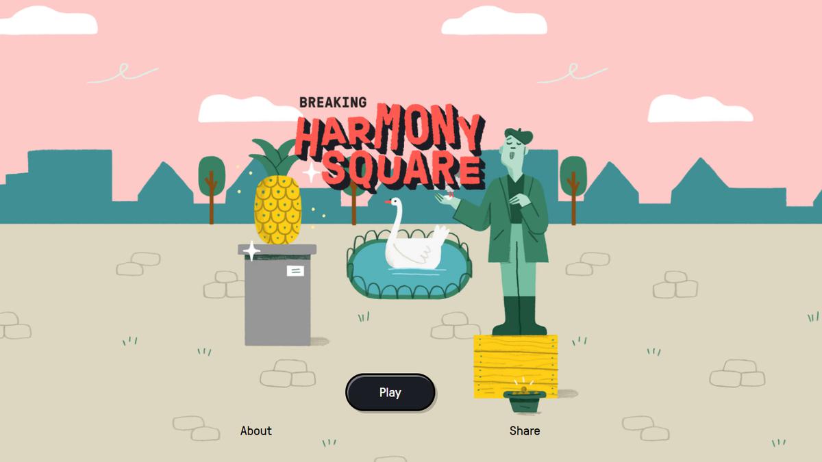 Harmony Square, así es el juego que te enseña a no caer en “fake news”