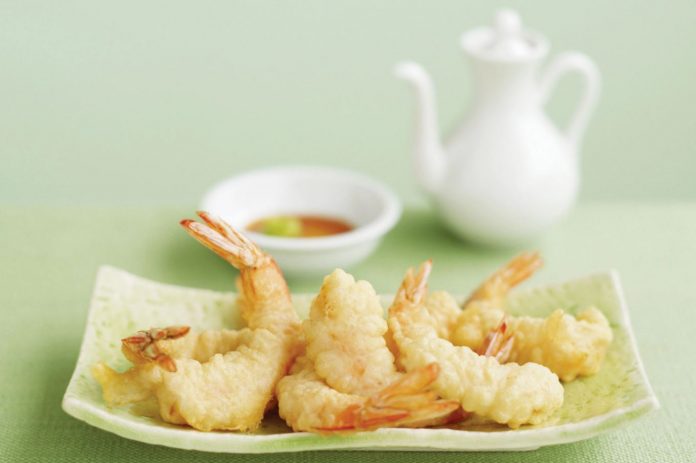 langostinos en tempura -receta chicote para navidad