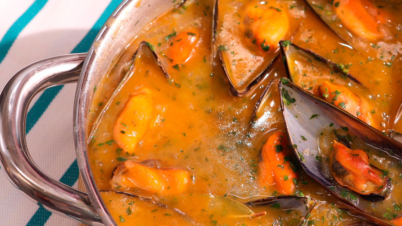 mejillones salsa marinera