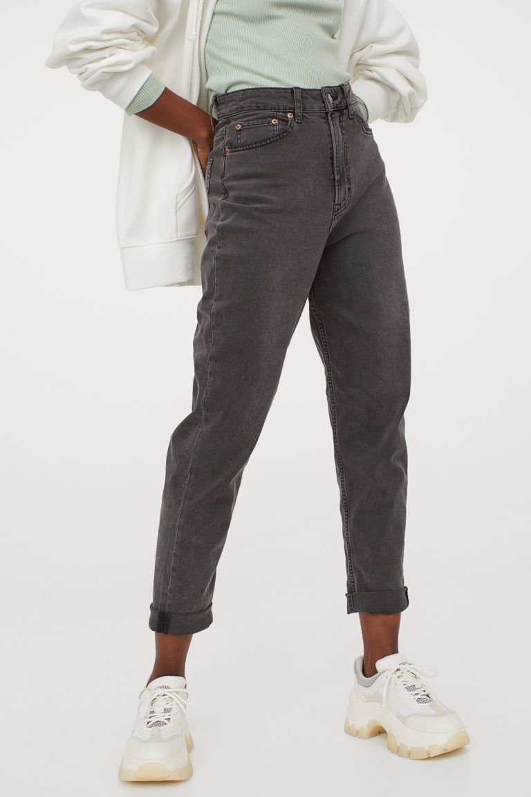 mom high ankle jeans
