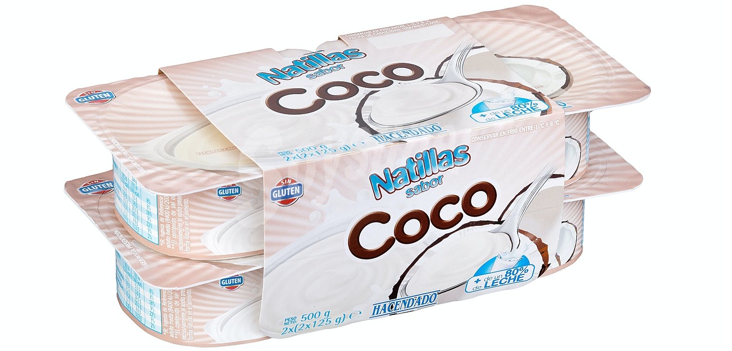 natillas de coco Mercadona