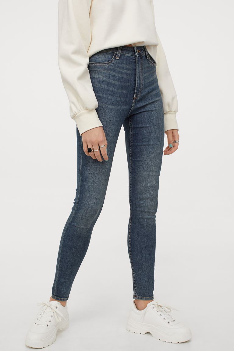 super skinny high jeans h&m