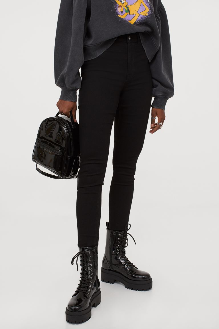 superskinny high jeans h&m