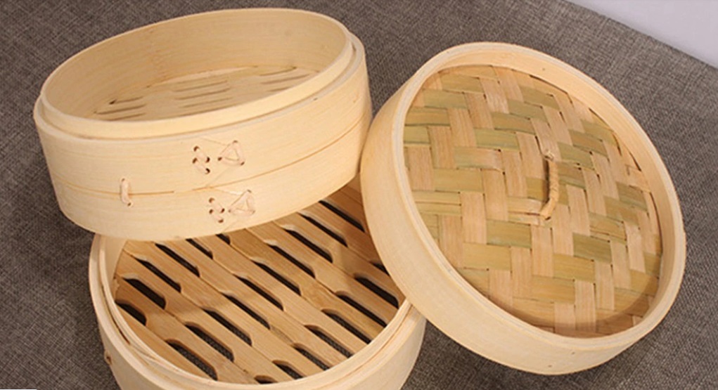vaporera bambú