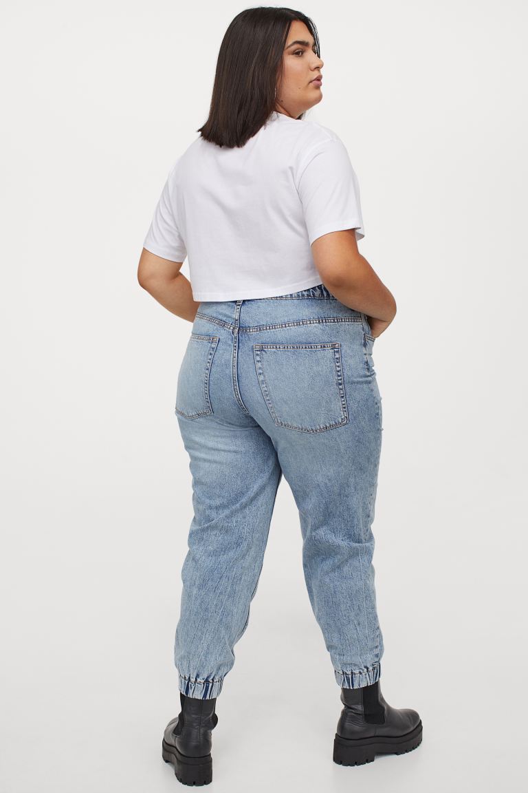 vaqueros mom high ankle jeans