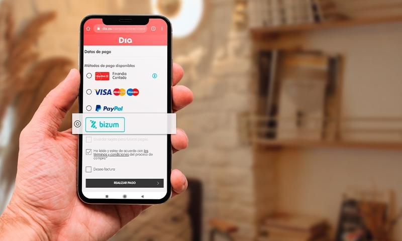 DIA incorpora el pago con Bizum en su tienda ‘online’