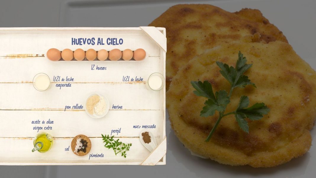 Ingredientes huevos al cielo