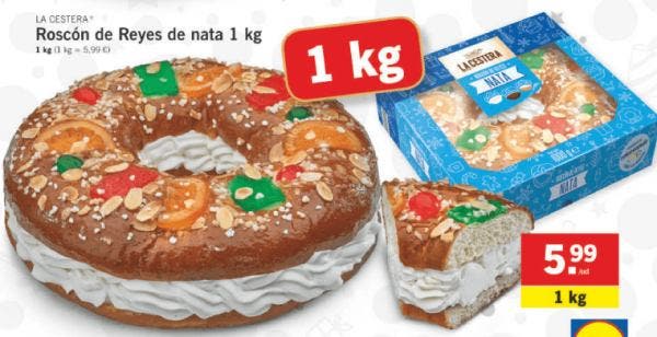 Roscon de Reyes Lidl Mercadona y Aldi Merca2.es