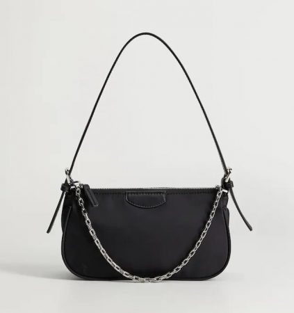 bolso baguette cadena