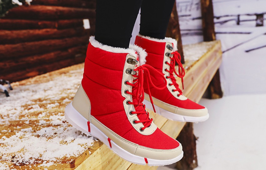 botines nieve