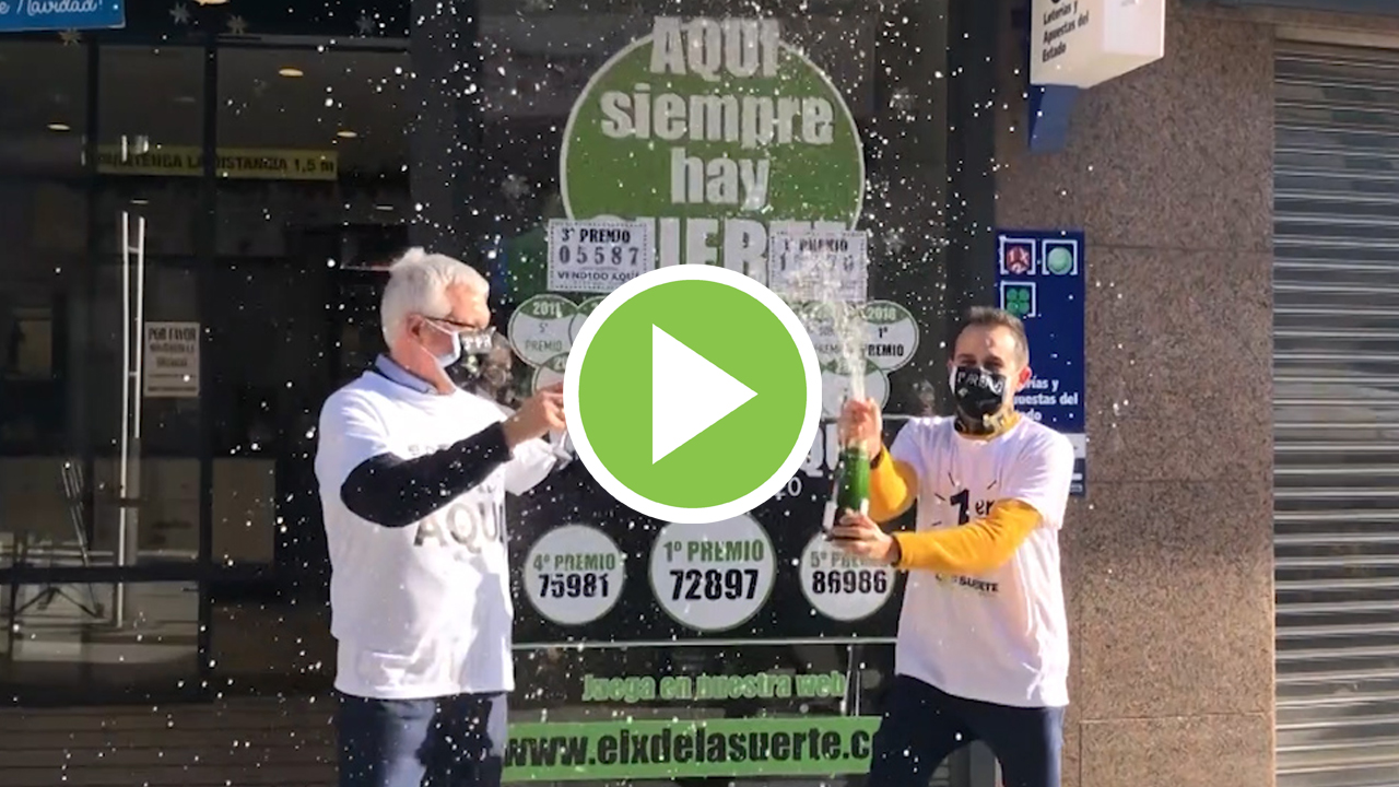 Así ha sido la celebración de loteros y premiados tras el Sorteo del Niño