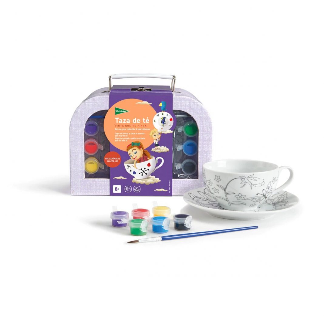 set pinta tu taza de te el corte ingles
