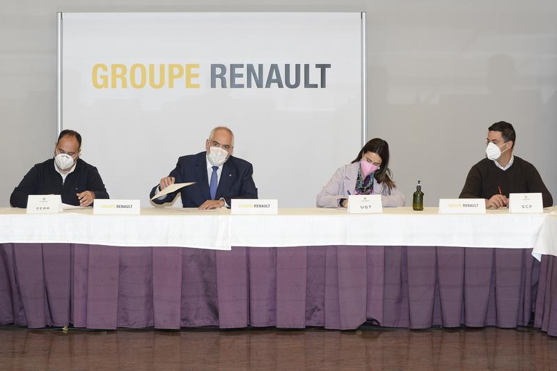 Rubricado el convenio colectivo, hasta 2024, para las plantas españolas de Renault