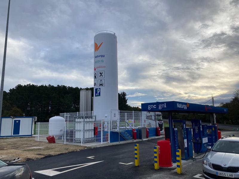Naturgy suministró en sus redes 1.262 GWh de gas natural para movilidad en 2020