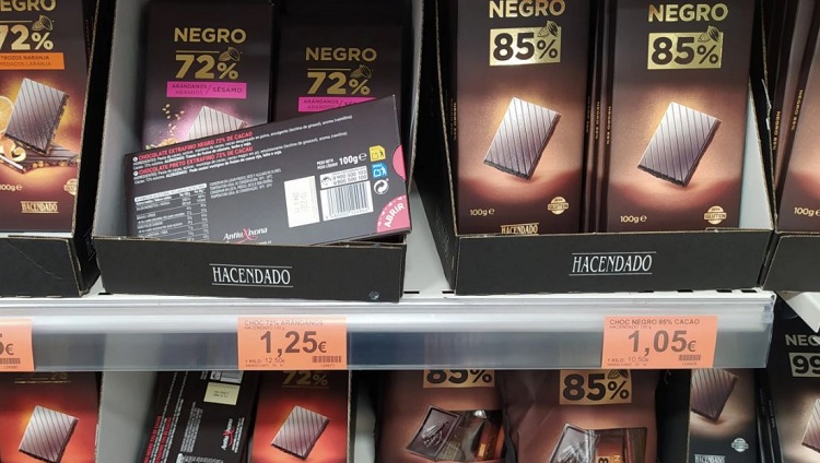 Mercadona chocolate Merca2.es