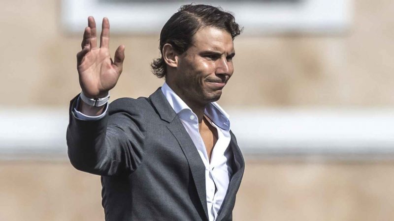 Nadal es  impuntual