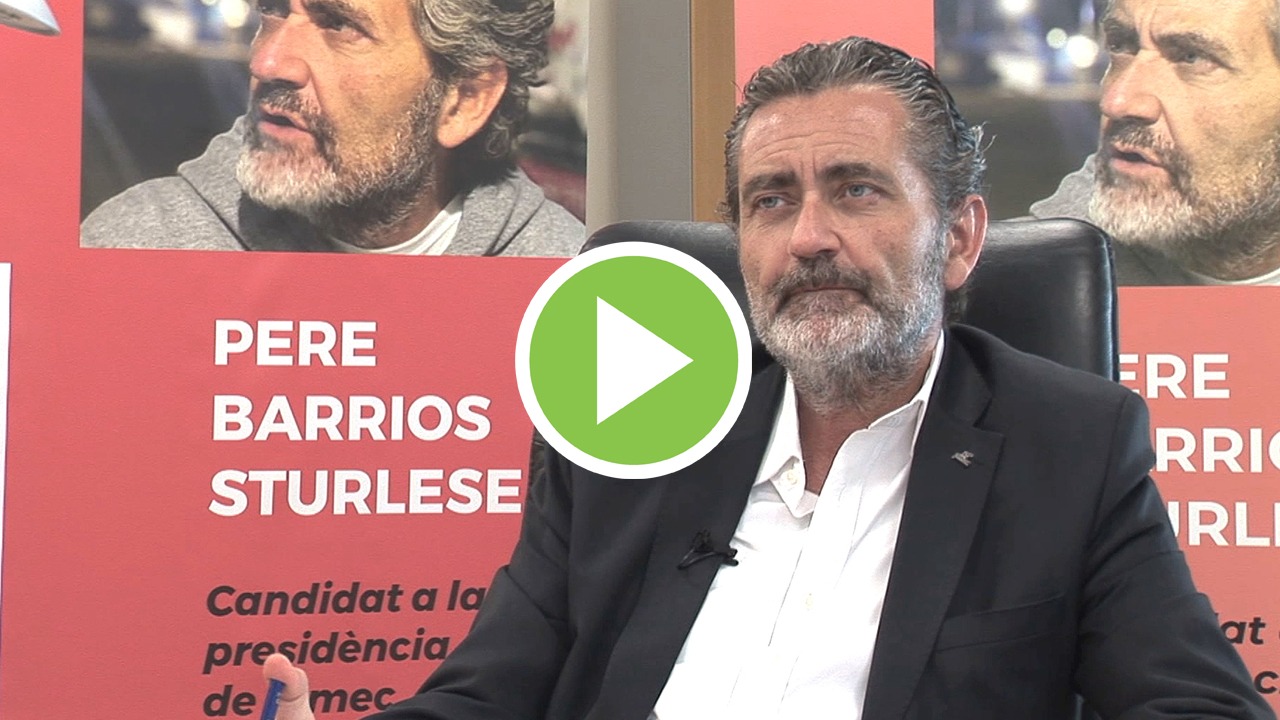 Pere Barrios, candidato a la presidencia de Pimec: «Nos lo han puesto muy difícil»