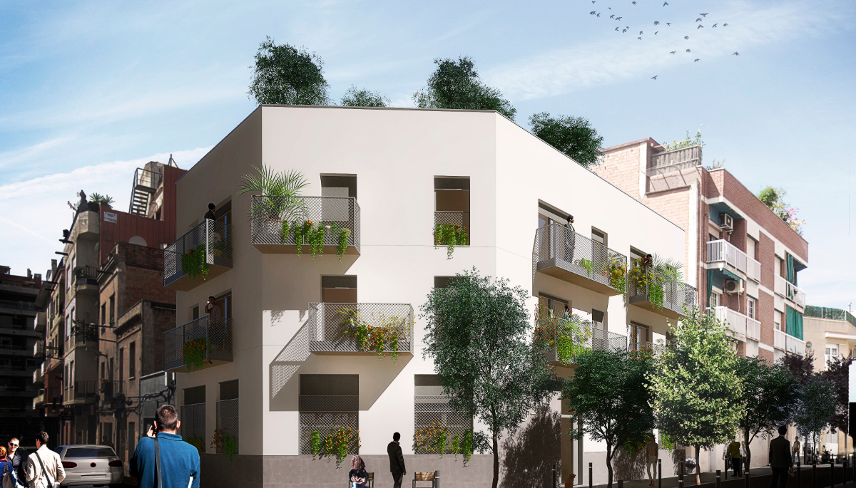 Renta Corporación y 011h se despiden del ladrillo en su primera promoción en Hospitalet