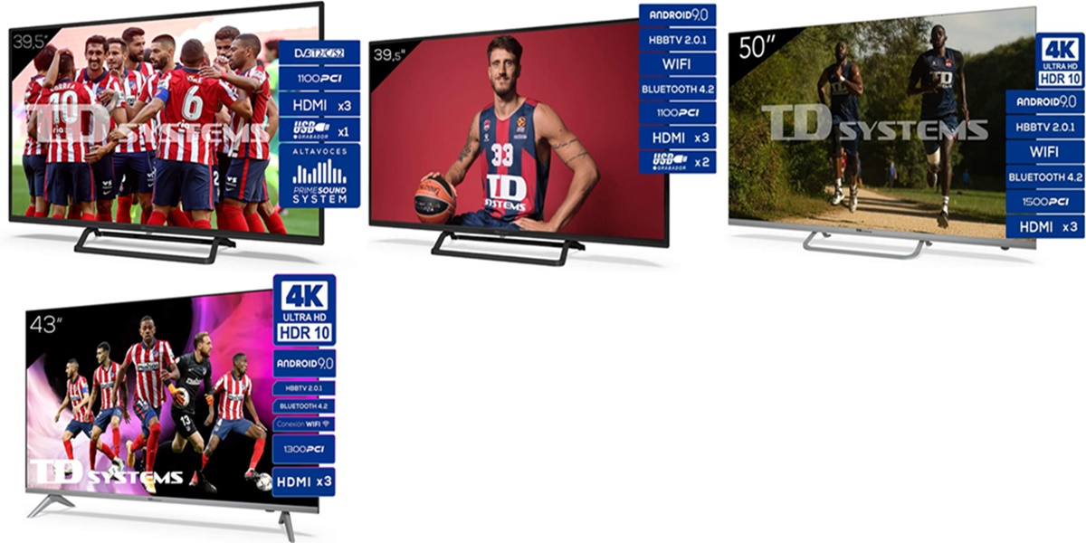 TD Systems: 8 televisores de marca española que vuelan en Amazon