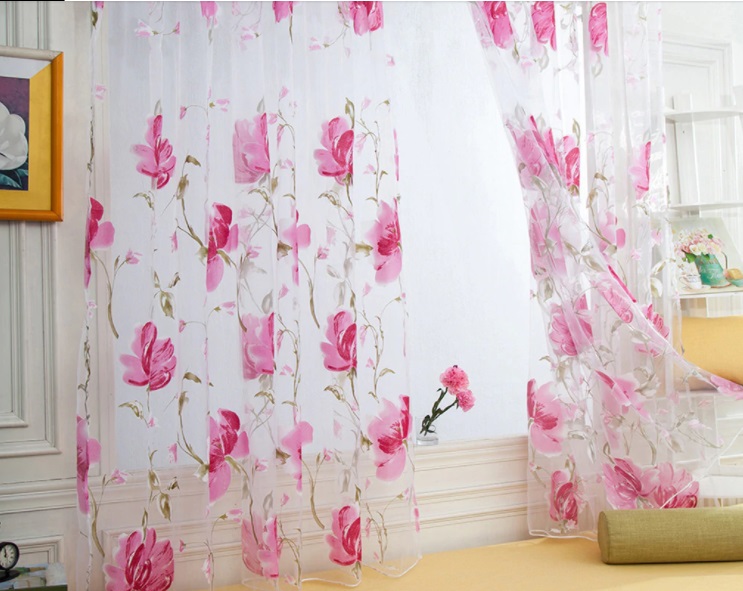 cortinas de flores
