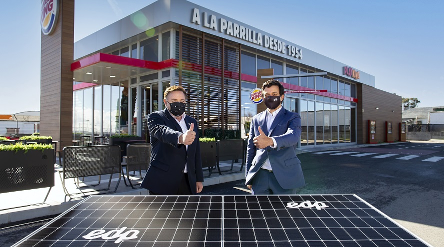 Burger King su suma al autoconsumo con EDP: energía ‘verde’ para comida rápida
