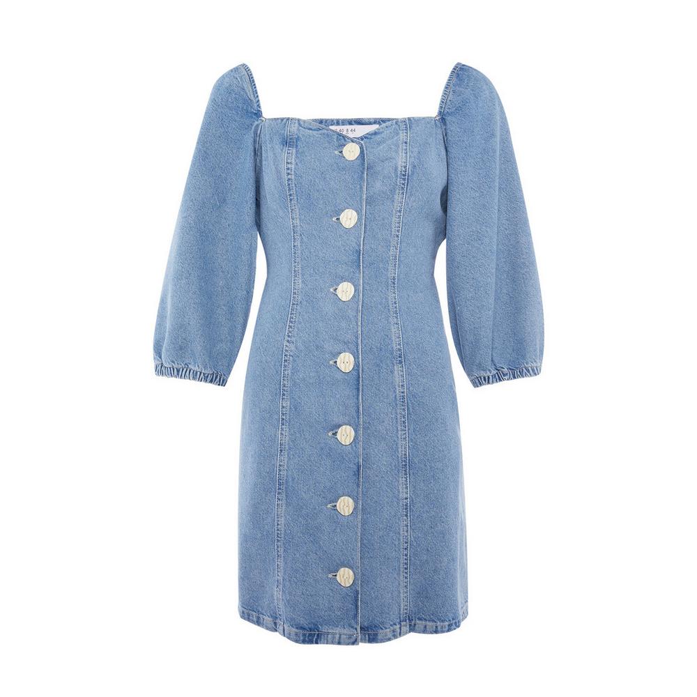 vestido denim