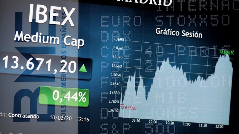 La negociación de la Bolsa española cayó un 27% en febrero, hasta los 27.430 M€