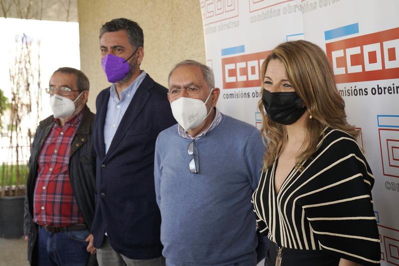 Díaz aboga por el diálogo social para «cambiar la economía»