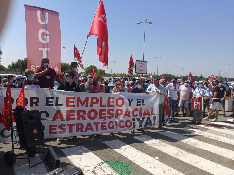 Trabajadores de Airbus Puerto Real inician dos semanas de movilizaciones y protestas