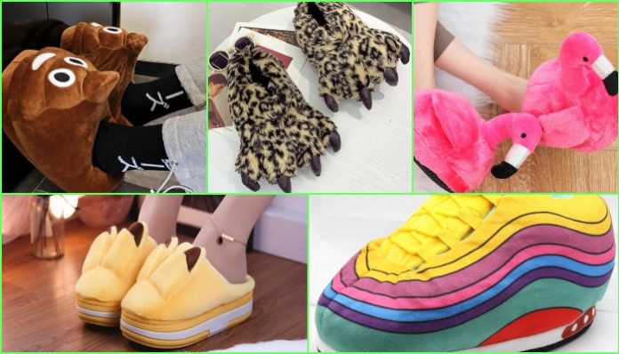 Aliexpress zapatillas de estar por casa muy divertidas, originales y BARATAS