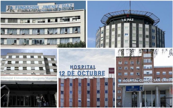 Comunidad de Madrid hospitales