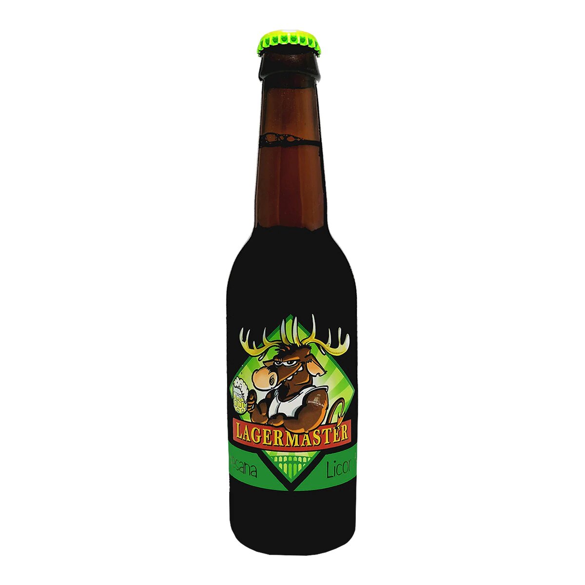 El Corte Ingles Cerveza rubia artesana con licor de hierbas Lagermaster Merca2.es