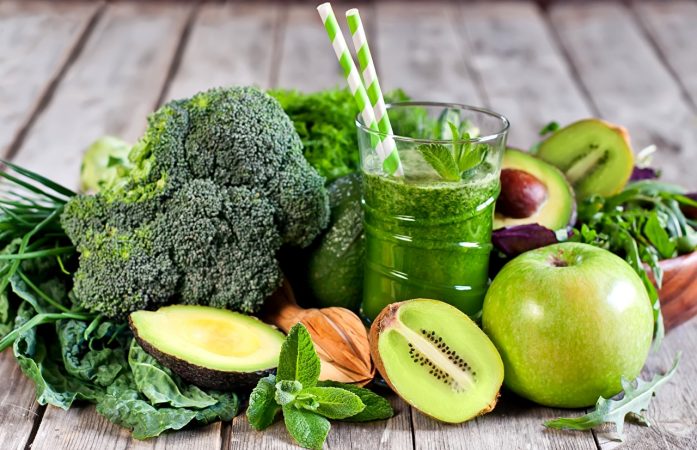 Los brócolis y kiwis