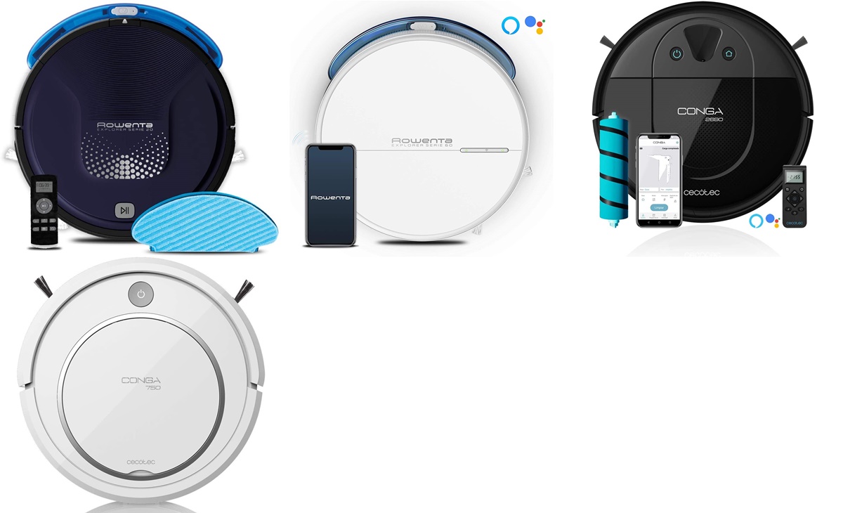 Rowenta y Cecotec: los robots aspiradores más vendidos en Amazon