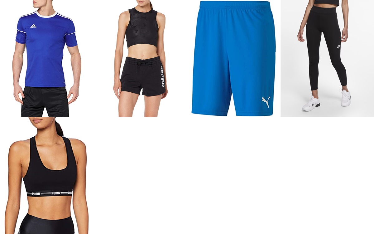 Puma, Adidas y Nike: ropa deportiva de verano en Amazon por un precio increíble