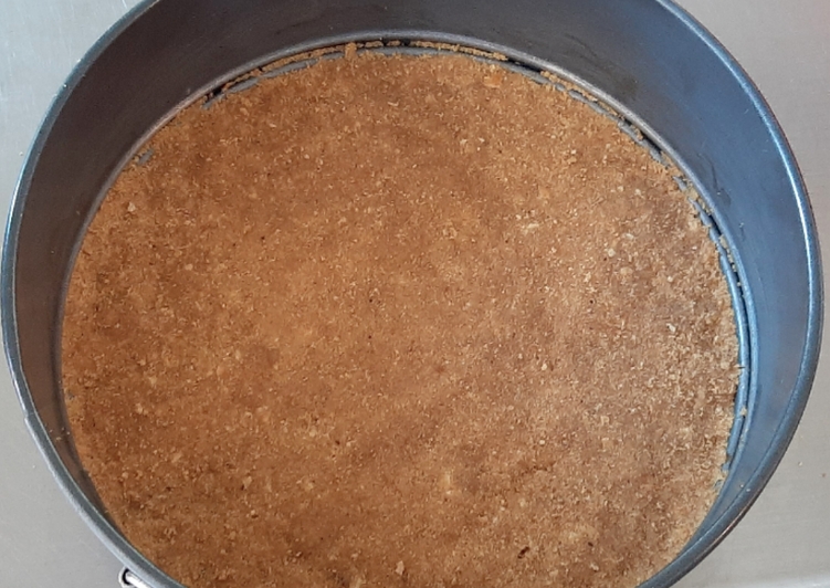 base de la tarta de queso