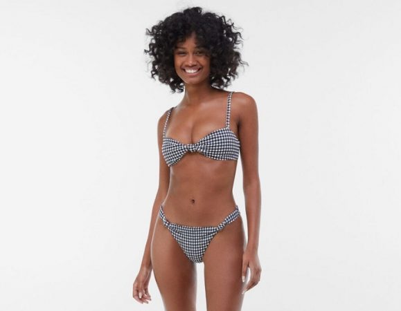 bikini cuadro vichy bershka