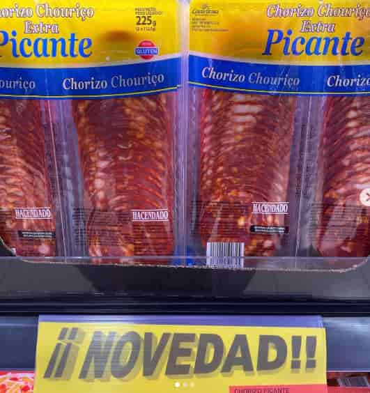 Mercadona, chorizo extra picante