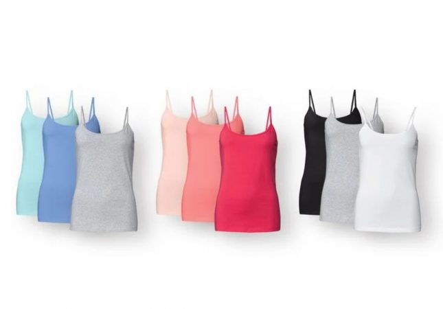 PACK DE 3 CAMISETAS DE TIRANTES PARA MUJER DE LIDL