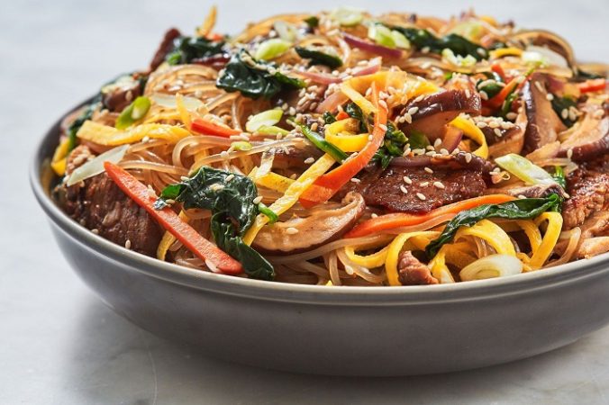 japchae dieta coreana