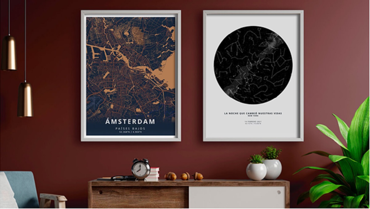 The Unique Poster: la startup que ofrece al público mapas estelares personalizados
