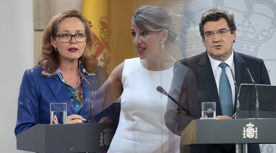 Calviño, Díaz y Escrivá: la santísima trinidad para reformar España