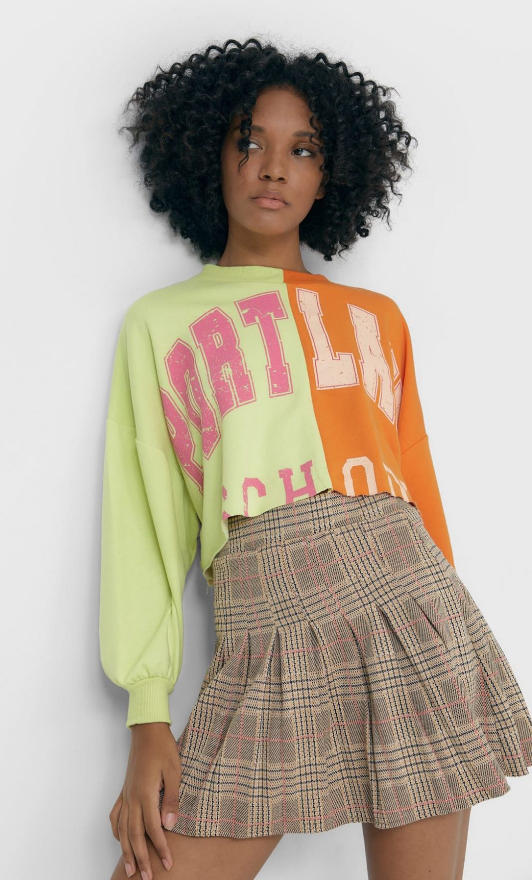 sudadera crop