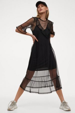 vestido de malla